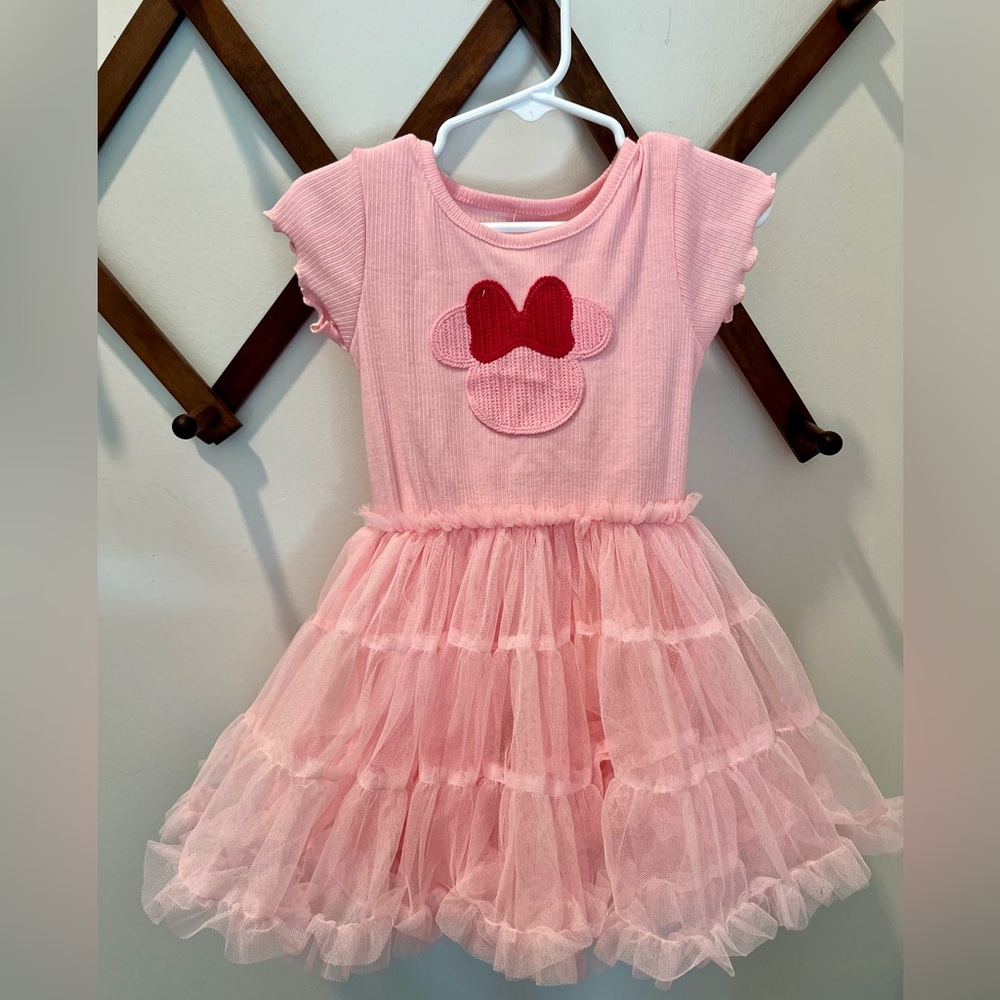 Disney Minnie Mouse dress pink tutu dress toddler girl 2T